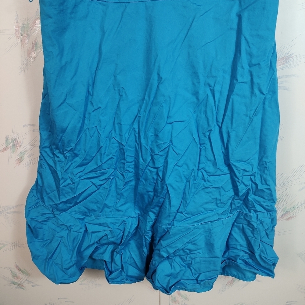Talbots Blue Sleeveless Dress 10P - Picture 3 of 10